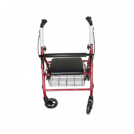 Déambulateur 4 roues avec assise en aluminium MD914L – Medor Medical