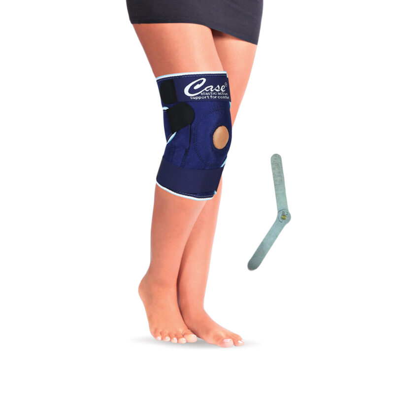 Genouillère articulée en acier