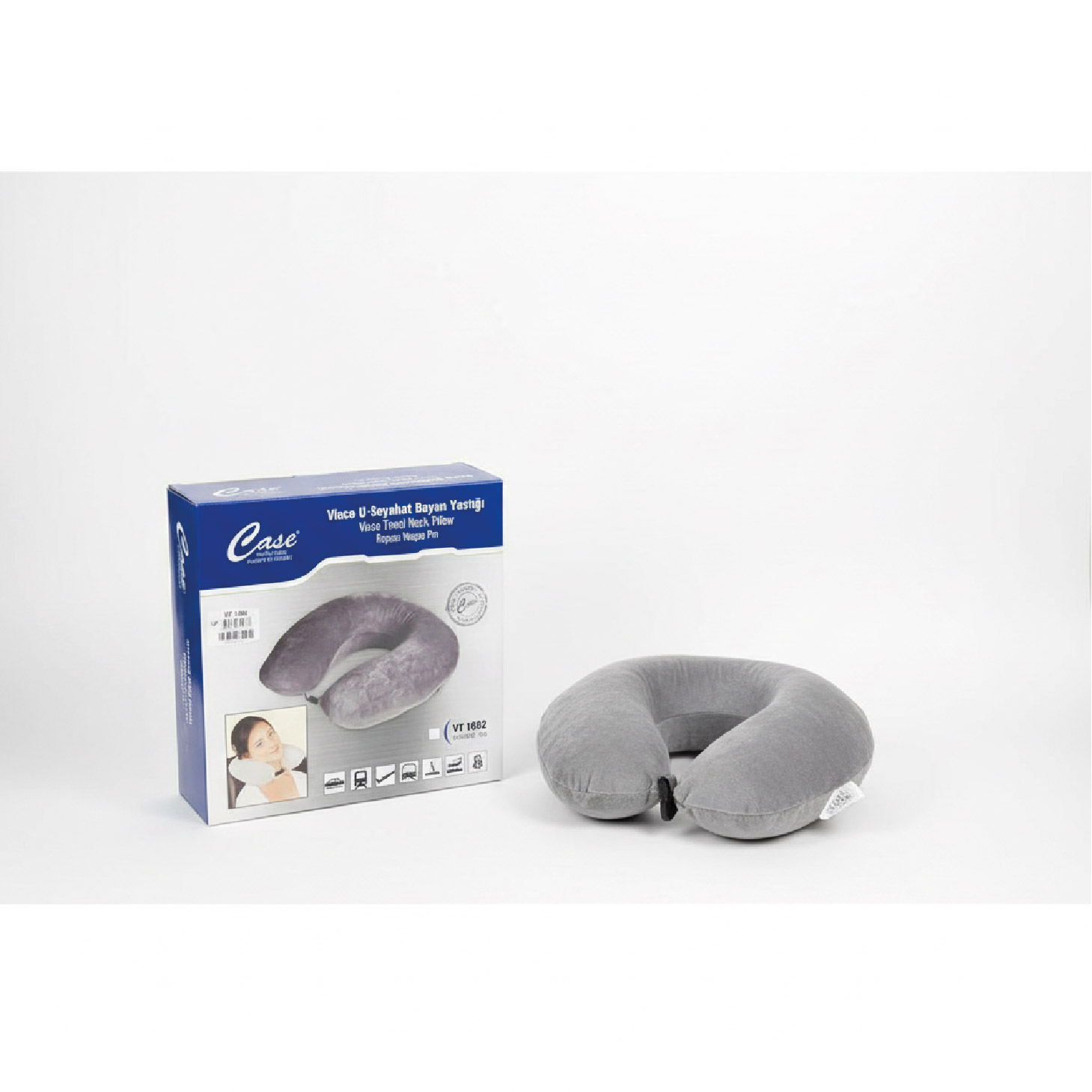 Coussin Orthopédique de Voyage Cervical 31×27×10 cm – Mémoire de Forme Coussin Orthopédique de Voyage Cervical 31×27×10 cm – Mémoire de Forme