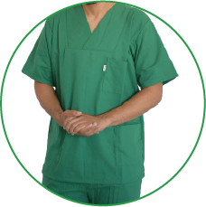 Tunique médicale Vert Médical