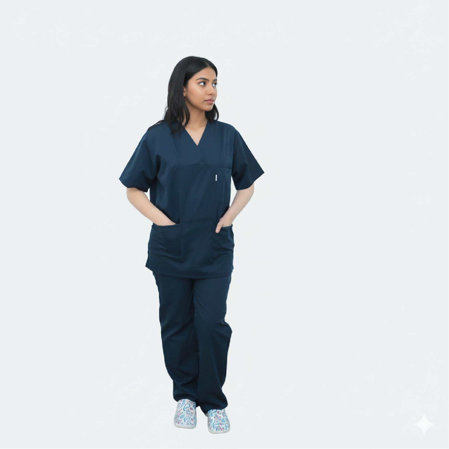 Tenue de bloc unisexe Bleu foncé
