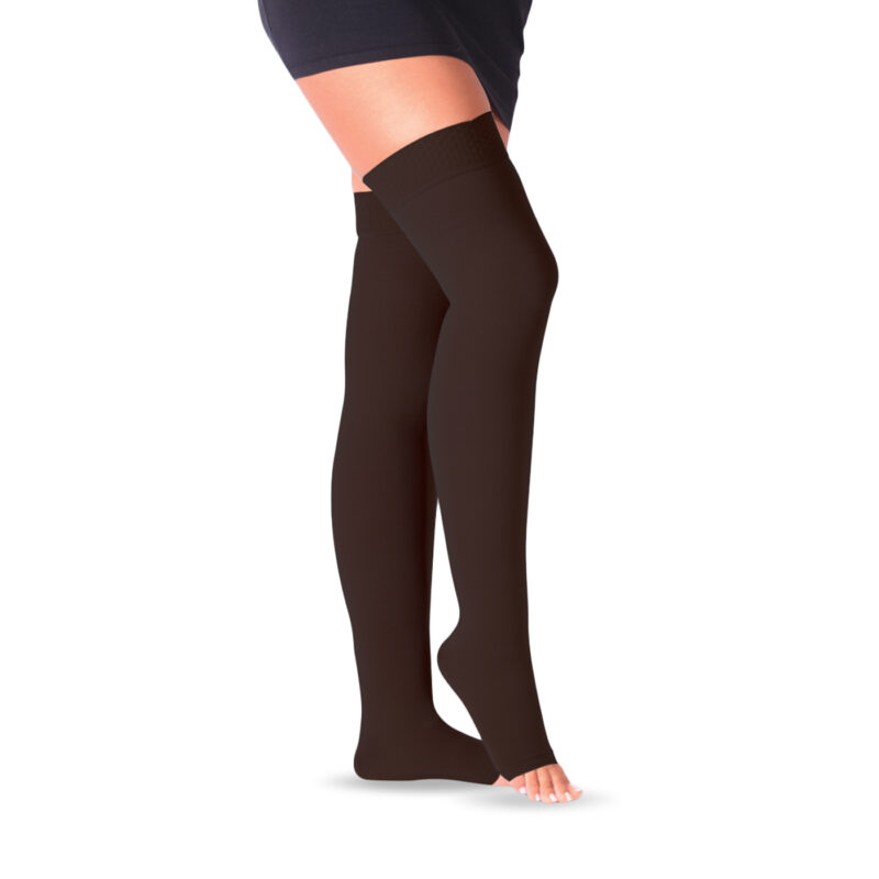 Bas noir supragenual bout ouvert (ccl2)