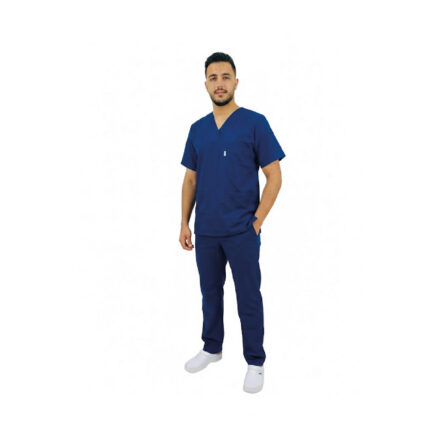 tenue de bloc bleu électrique
