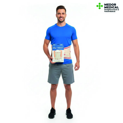 Ceinture Lombaire Aérée Rigide Double Fermeture HB 5244 CASE