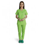 tenue de bloc femme pistache_Plan de travail 1