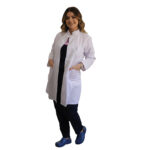 Blouse médicale femme col officier simple