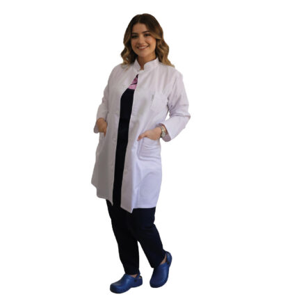 Blouse médicale femme col officier simple