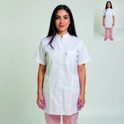 Blouse Médicale Demi Manche Col Officier en Tunisie – Prix Bas, Qualité Professionnelle
