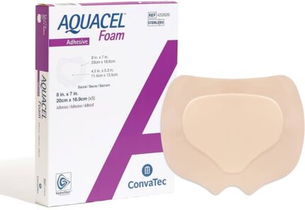 AQUACEL Foam Sacrum 20 x 17 cm – Pansement Tunisie