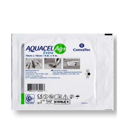 AQUACEL Ag+ Extra 10 x 10 cm – Pansement Argent Tunisie