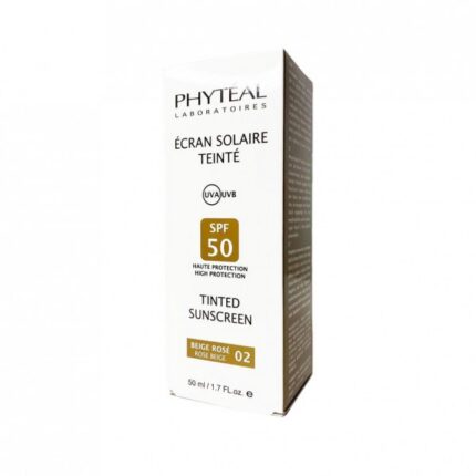 Phyteal ecran solaire teinte rose 02 spf 50 50ml